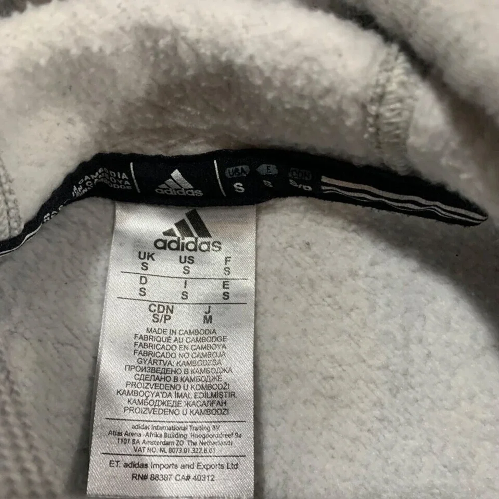 adidas measurements chest